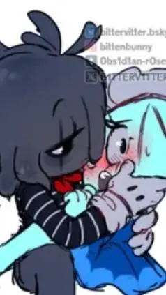 ai character: blot x tisha  background