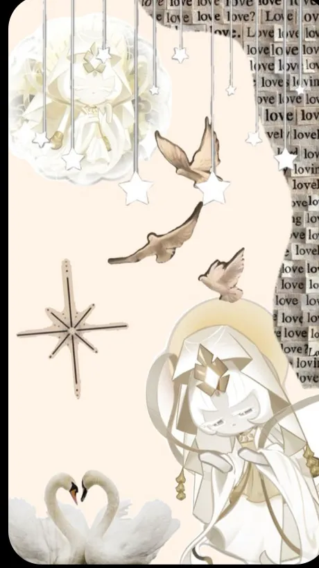 ai character: Mystic flour  background