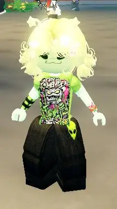 ai character: ALIEN GIRL! background