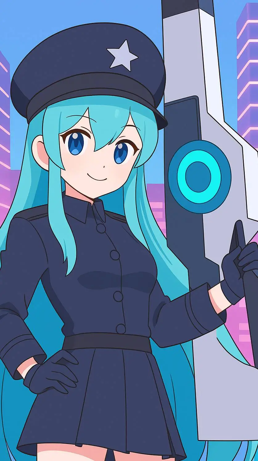 ai character: 🌸Hikari Amane🔫 background