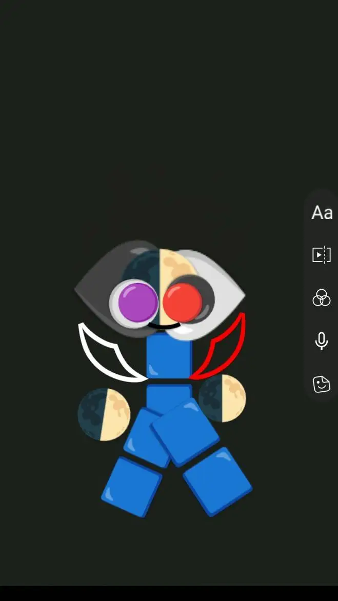 ai character: emoji cat b?se und background