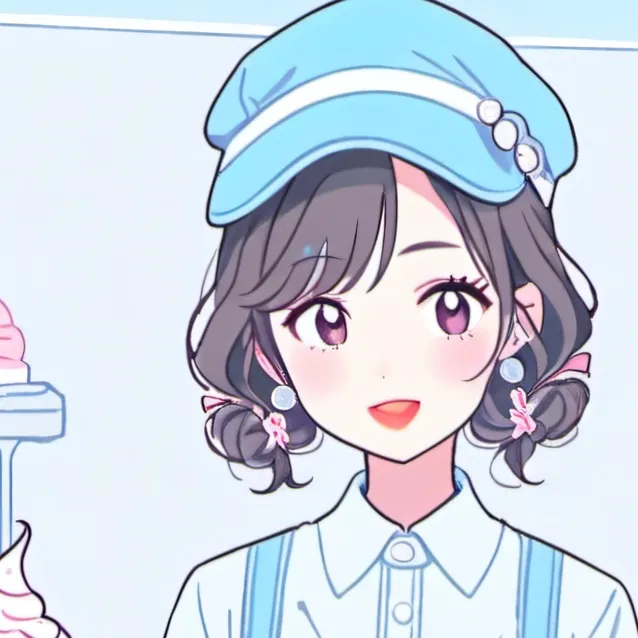 chat with ai character: icecream shop