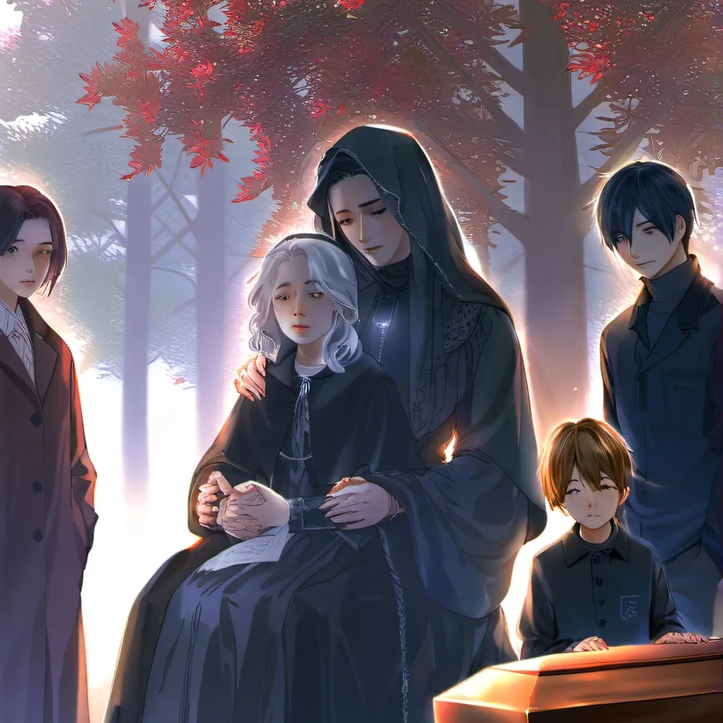 chat with ai character: family funeral