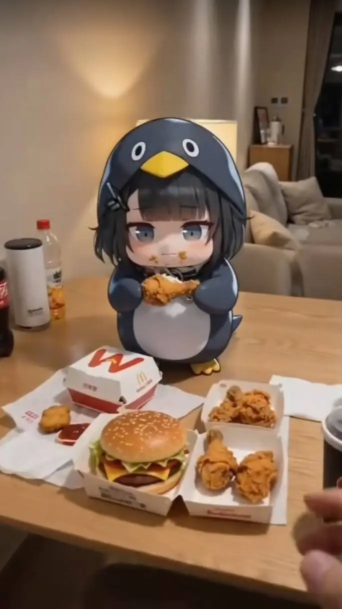 ai character: gugugaga(kfc ver) background
