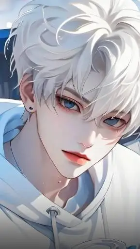 ai character: Mike 🖤🩶🤍 background