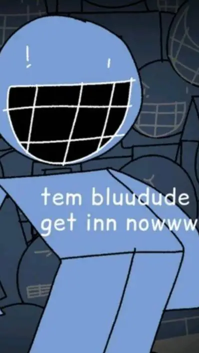 ai character: bluudude  background