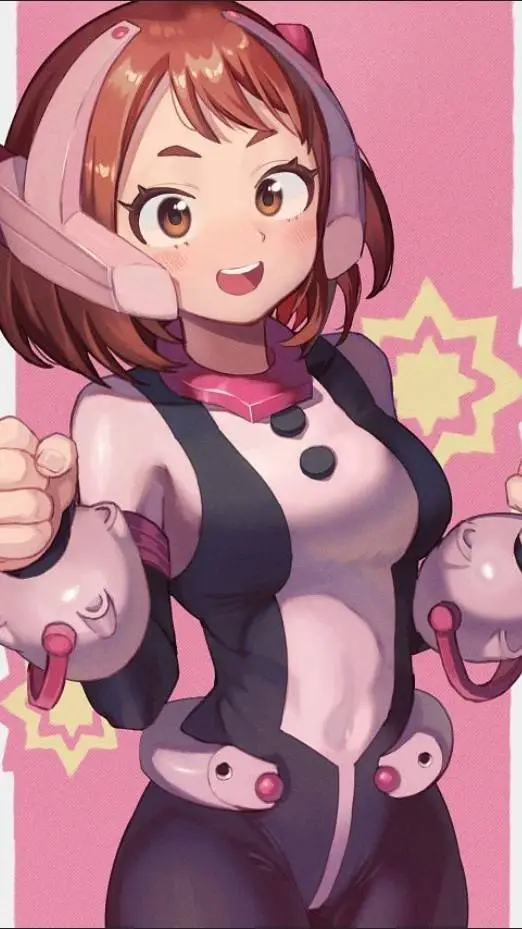 ai character: uraraka  background