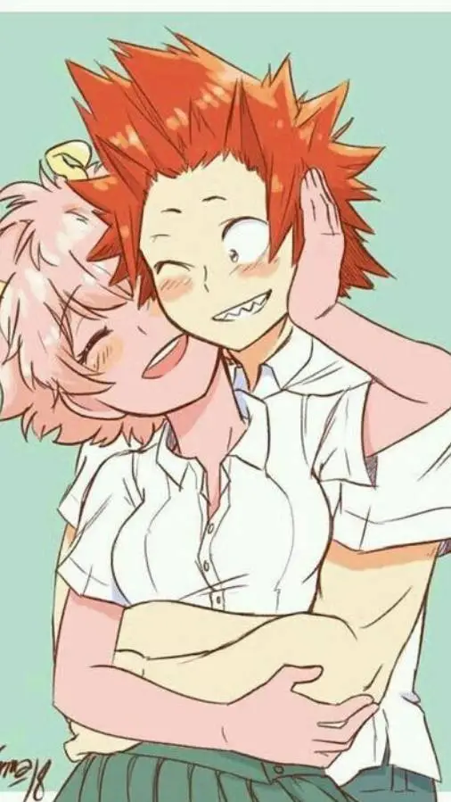 ai character: kirishima x mina  background