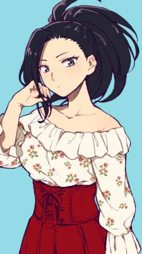 ai character: momo  background