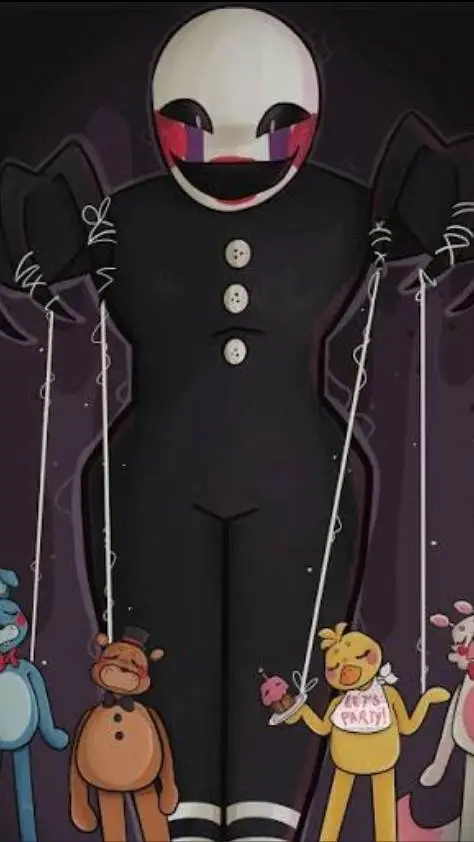 ai character: puppet🖤🤍🖤 background