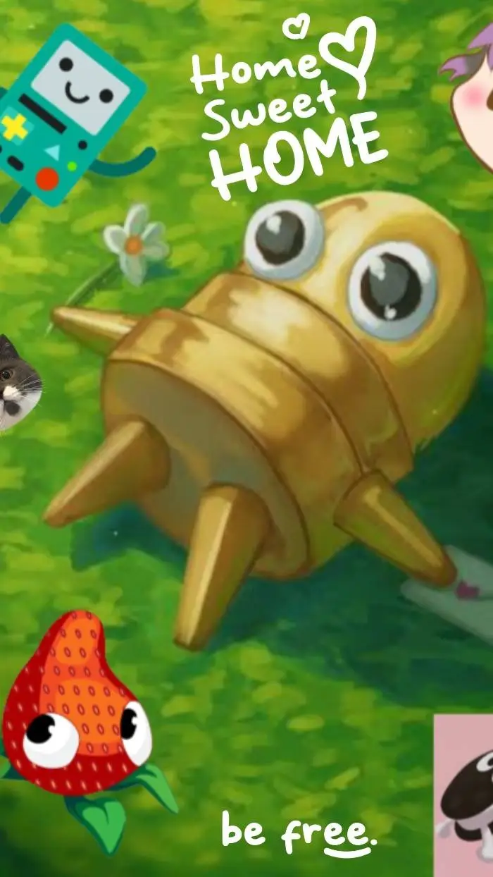 ai character: sun and moon :) background