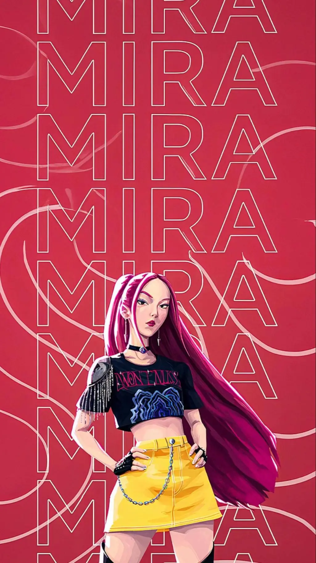 ai character: miRa  background