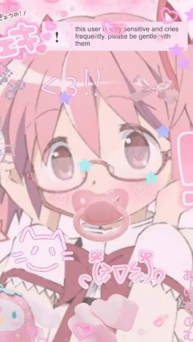 ai character: 🍼🦴🌈cutecore🎀🍮 background