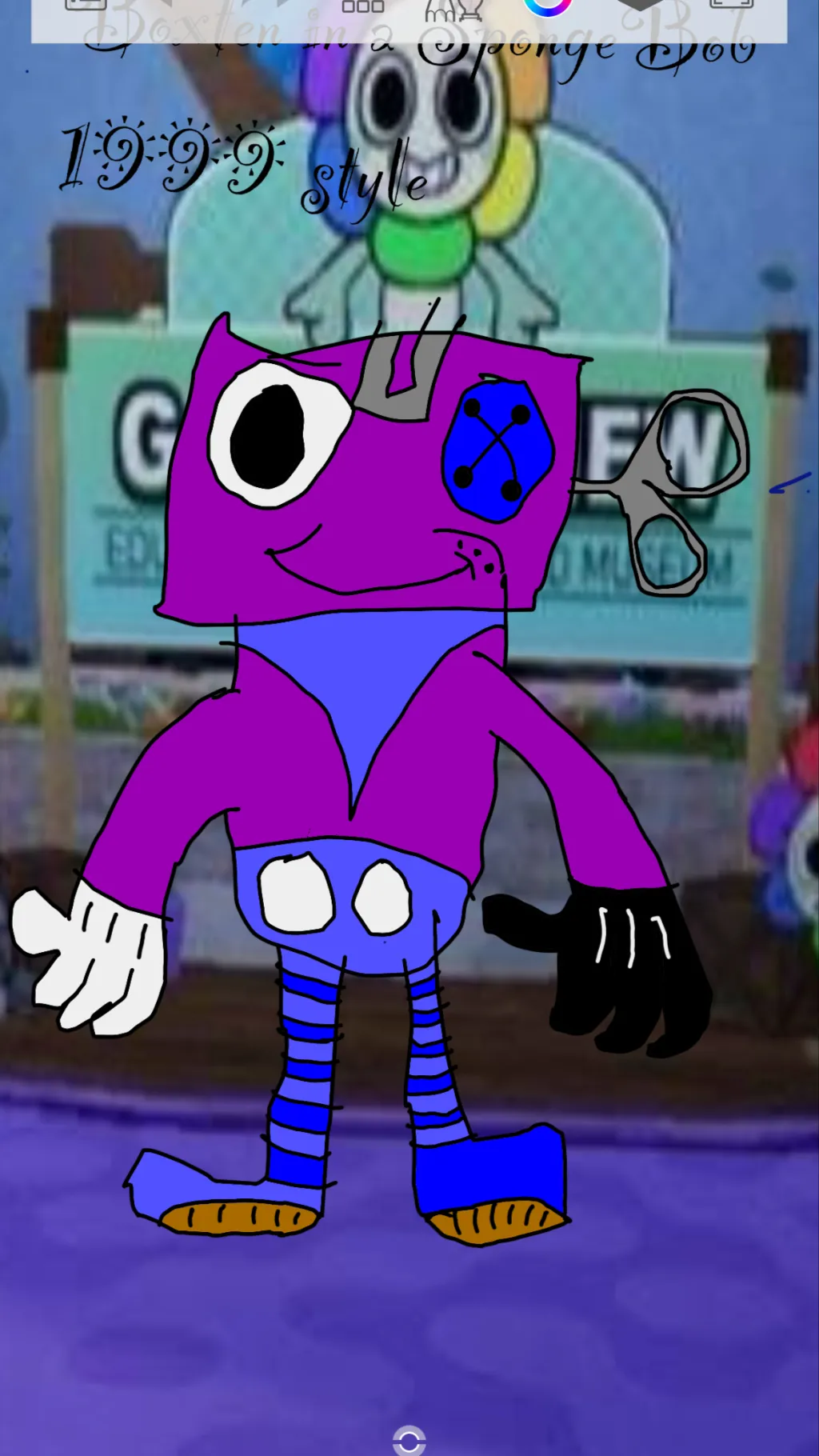 ai character: 1999 boxten background