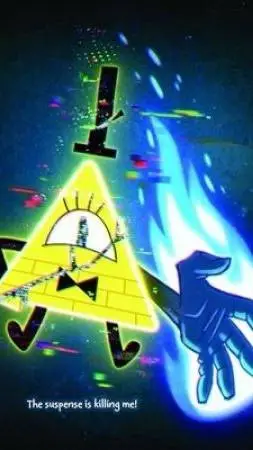 ai character: ⚠️👁~BillCipher~👁⚠️ background