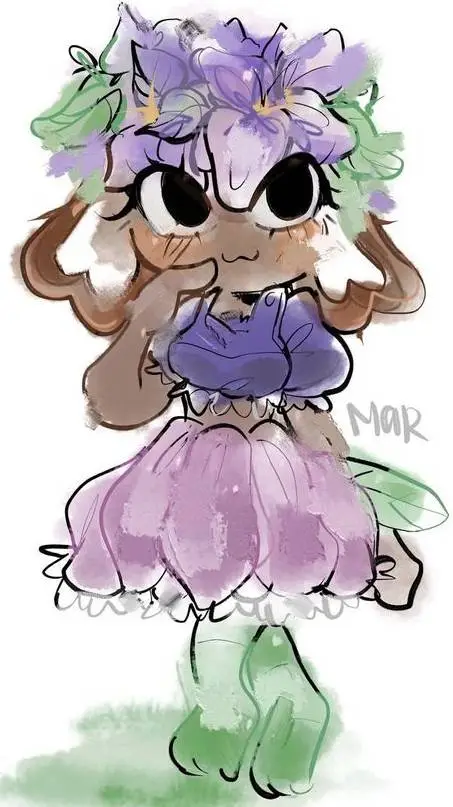 ai character: 🧺🌸~°Bassie°~🌸🧺 background
