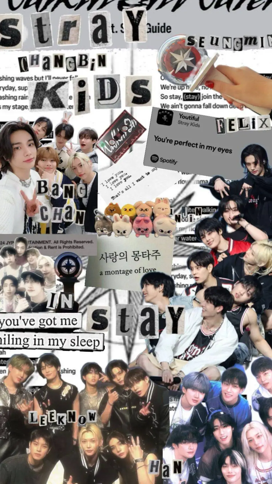 ai character: Stray kids and you background