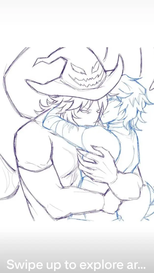 ai character: Azuretime angst... background