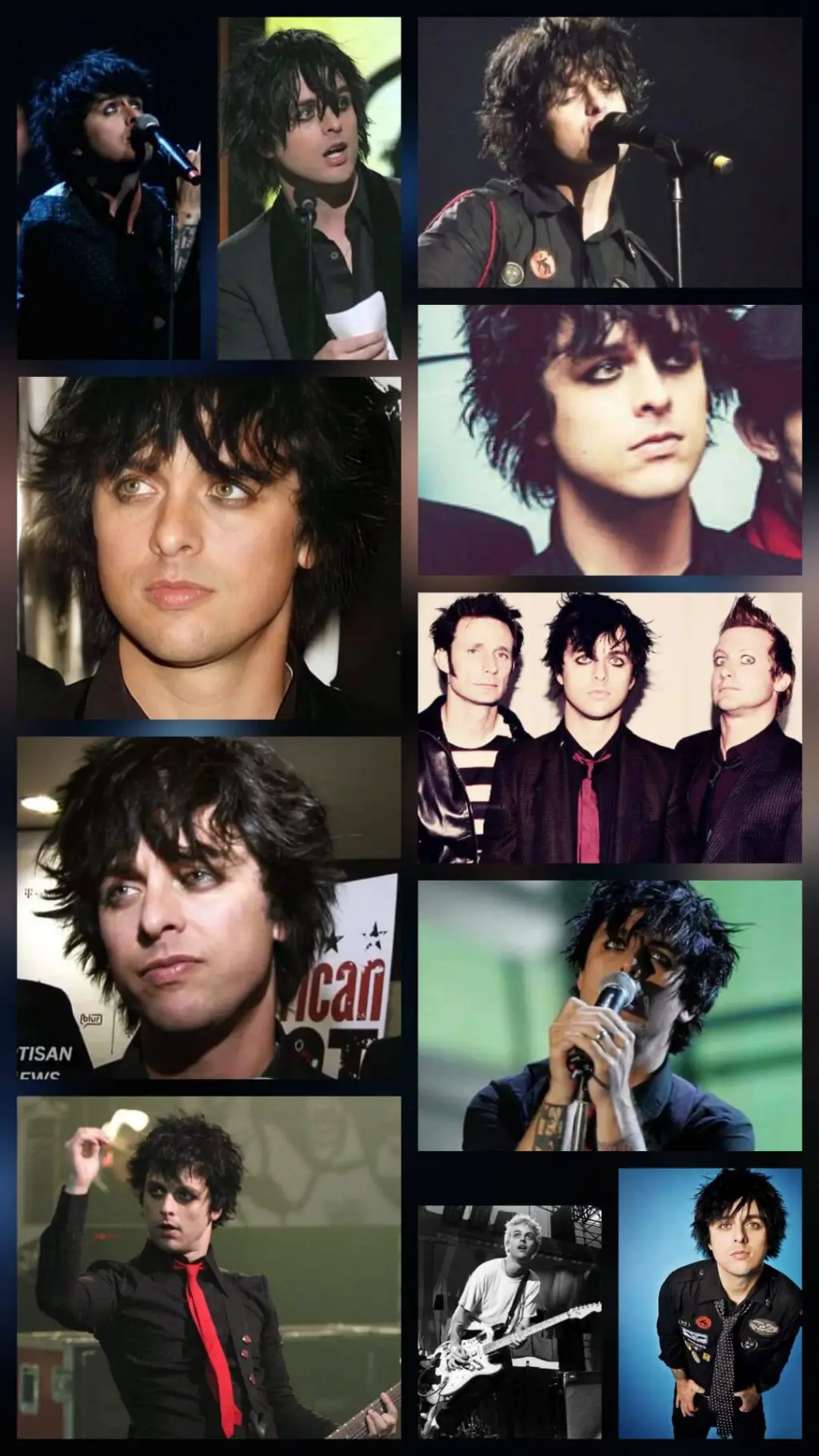 ai character: Green day background