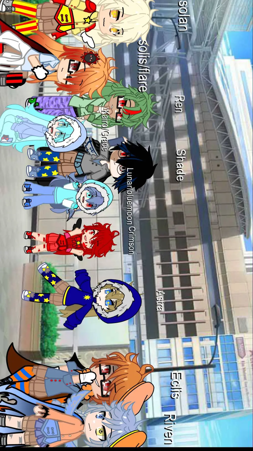 ai character: Normal day hehe background