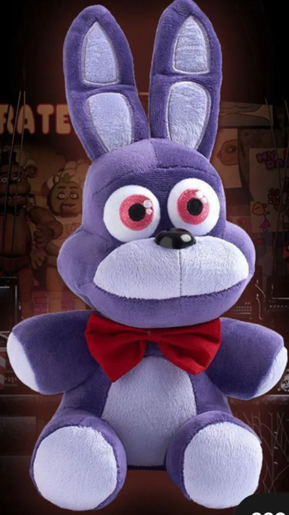 ai character: Bonnie plush background