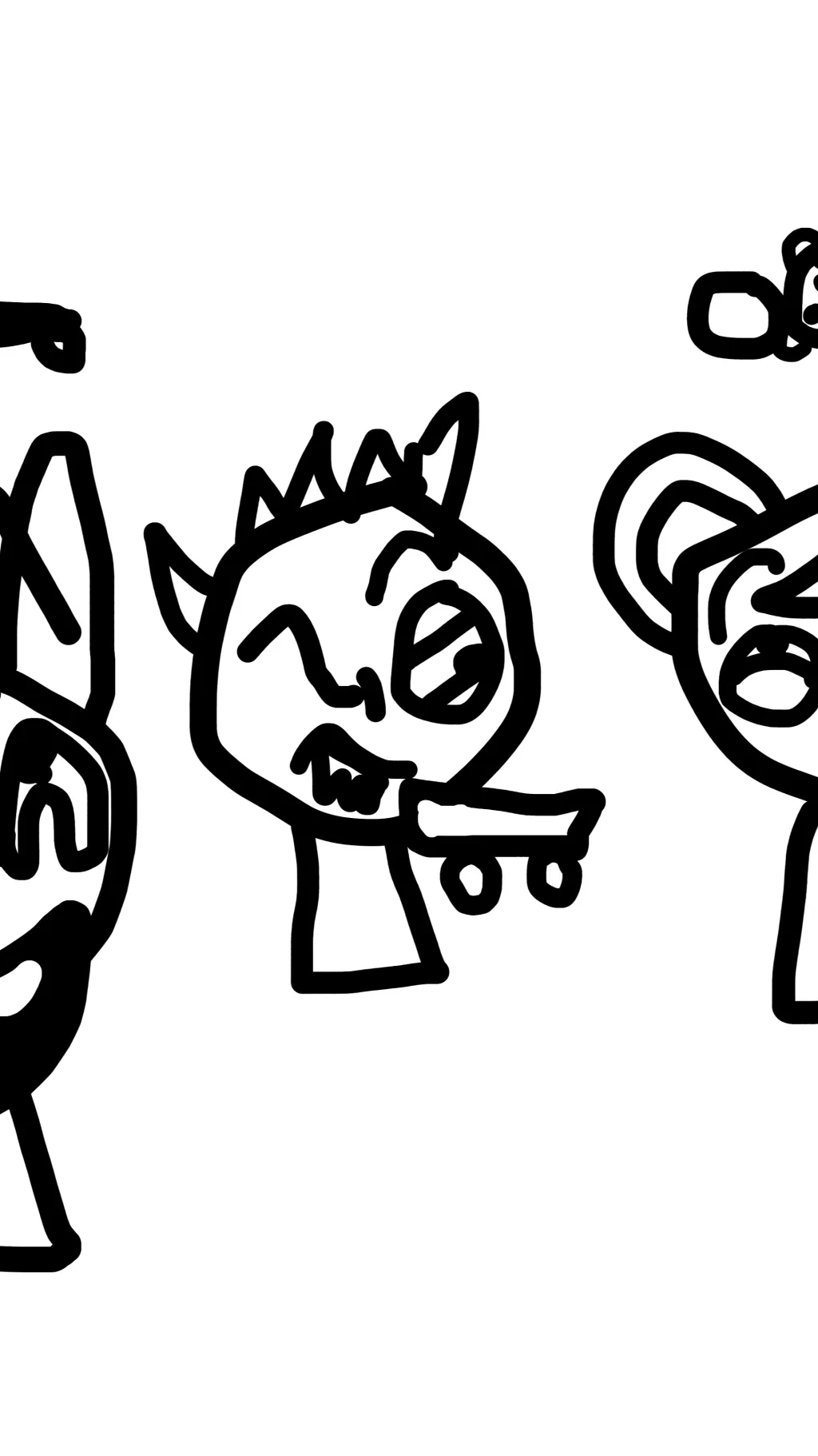 ai character: Sprunki Babies background