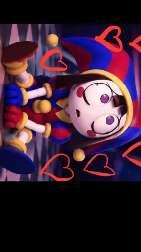 ai character: Sad Pomni background