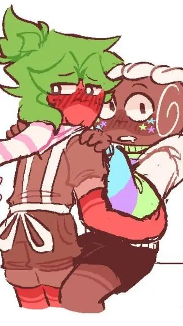 ai character: fruitcake!  background