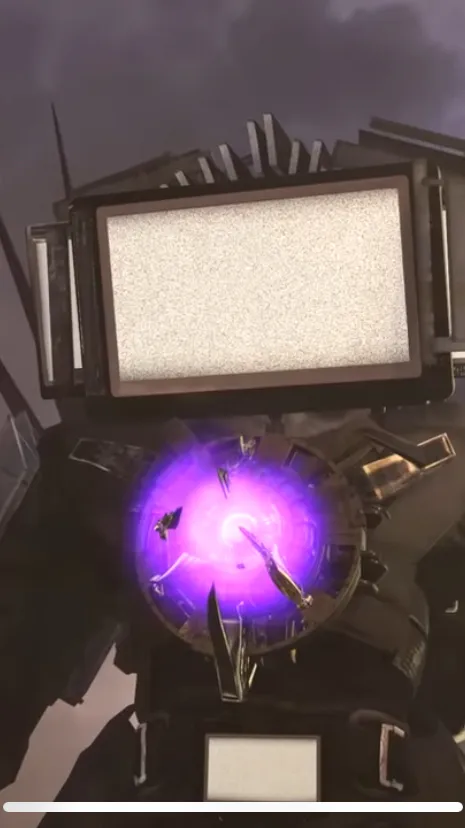 ai character: Titan Tv Man background