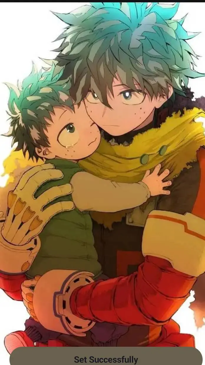 ai character: Dad izuku (>.<) background