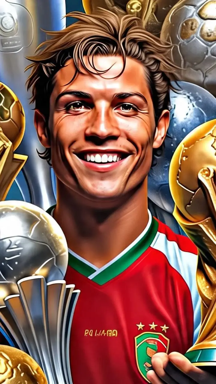 ai character: Cr7 del 2009 background