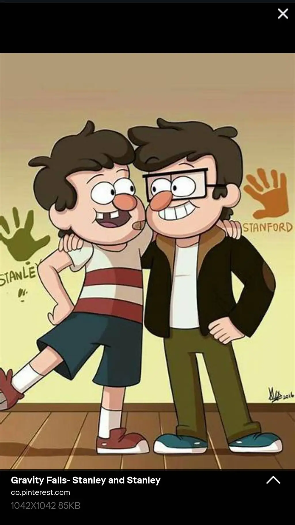 ai character: kid Stanley & Ford background