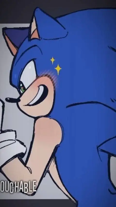 ai character: eye color sonic background