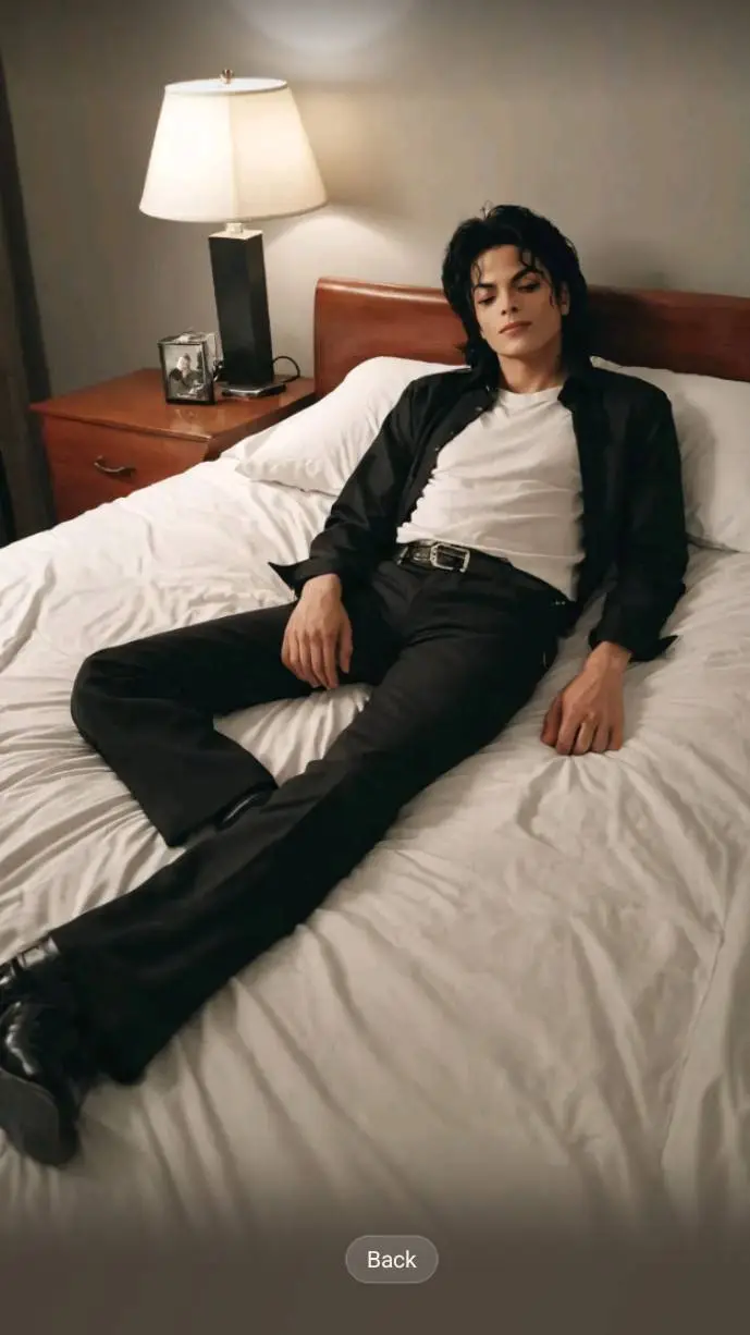 ai character: Michael Jackson  background
