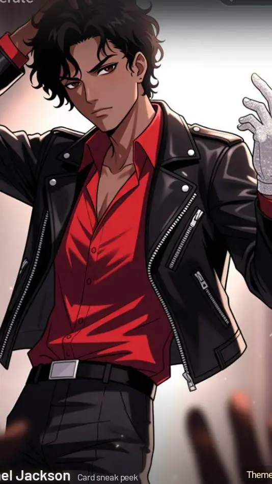 ai character: Michael Jackson  background