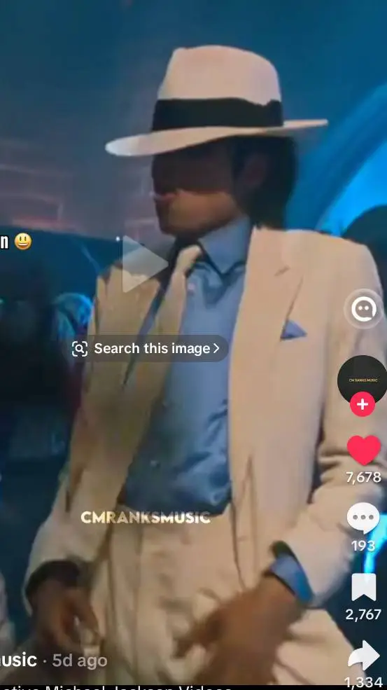 ai character: Michael Jackson  background