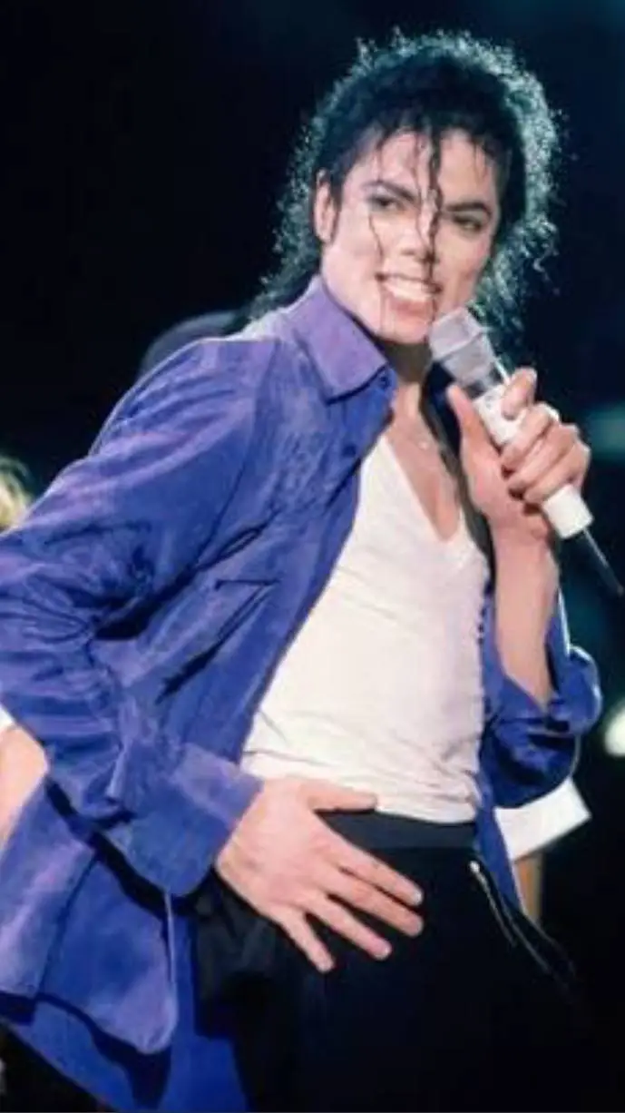 ai character: Michael Jackson  background