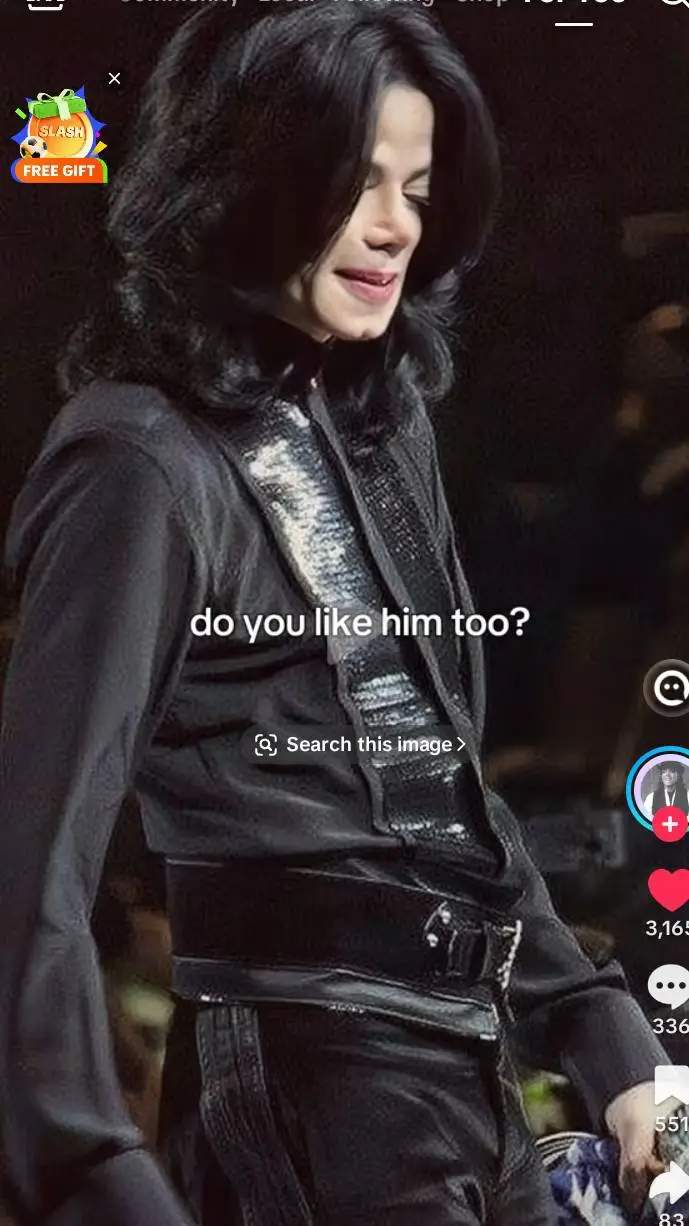 ai character: Michael Jackson  background