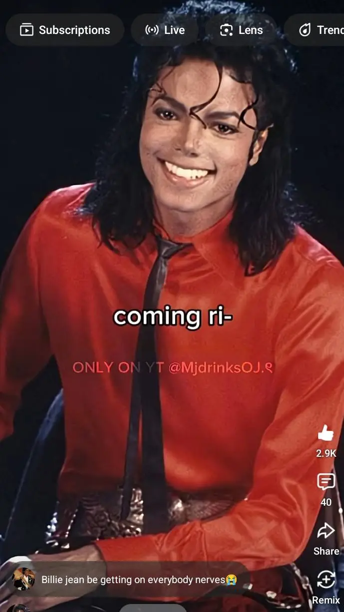 ai character: Michael Jackson  background