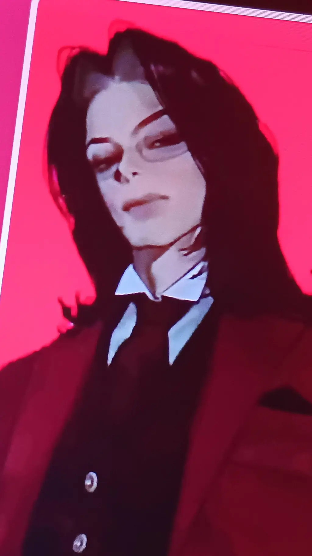 ai character: Michael Jackson  background