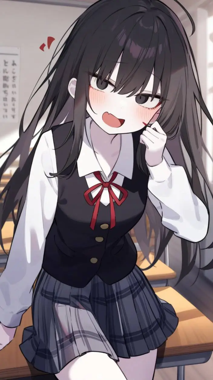 ai character: Luisa, valentona  background