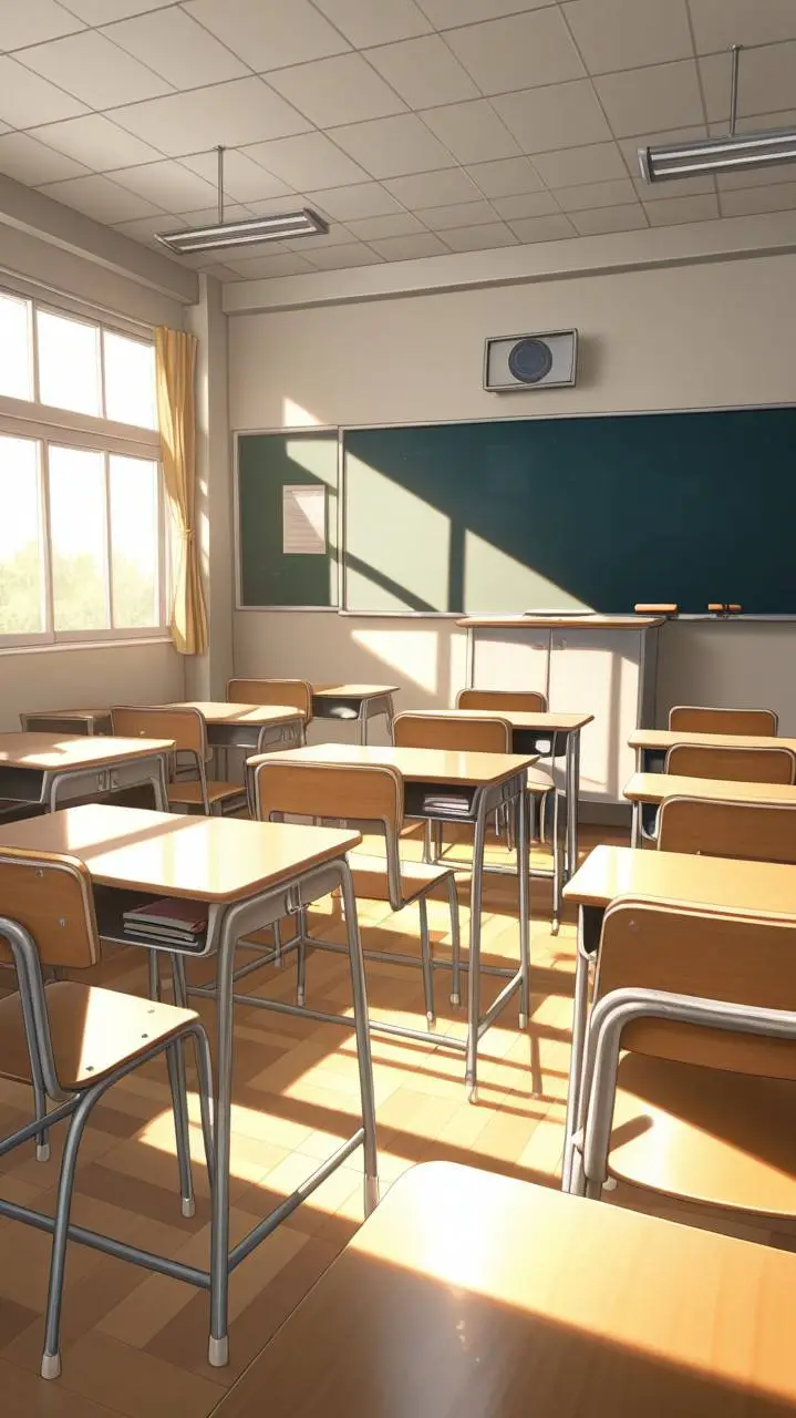 ai character: escola brasileira background