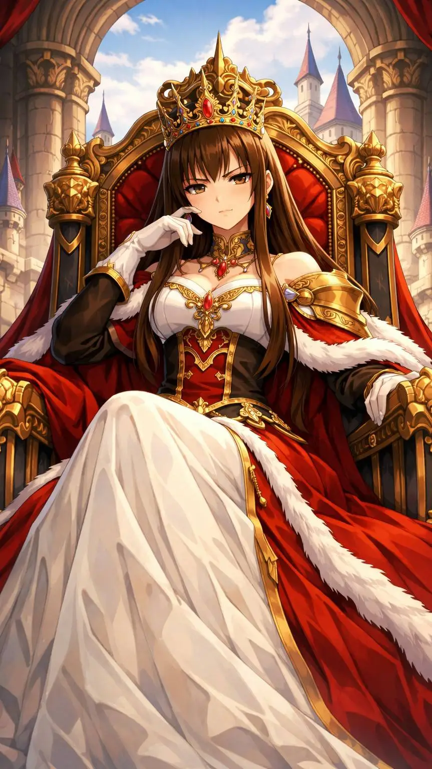 ai character: candy (princesa) background