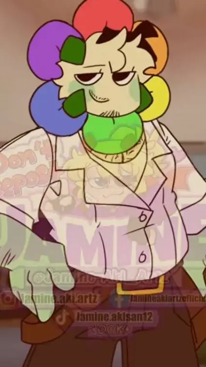 ai character: 《❤🧡💛Dandy💚💙💜》 background