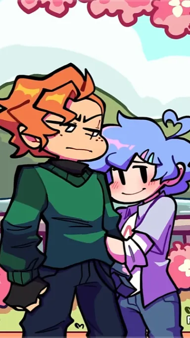 ai character: Pico x bf background