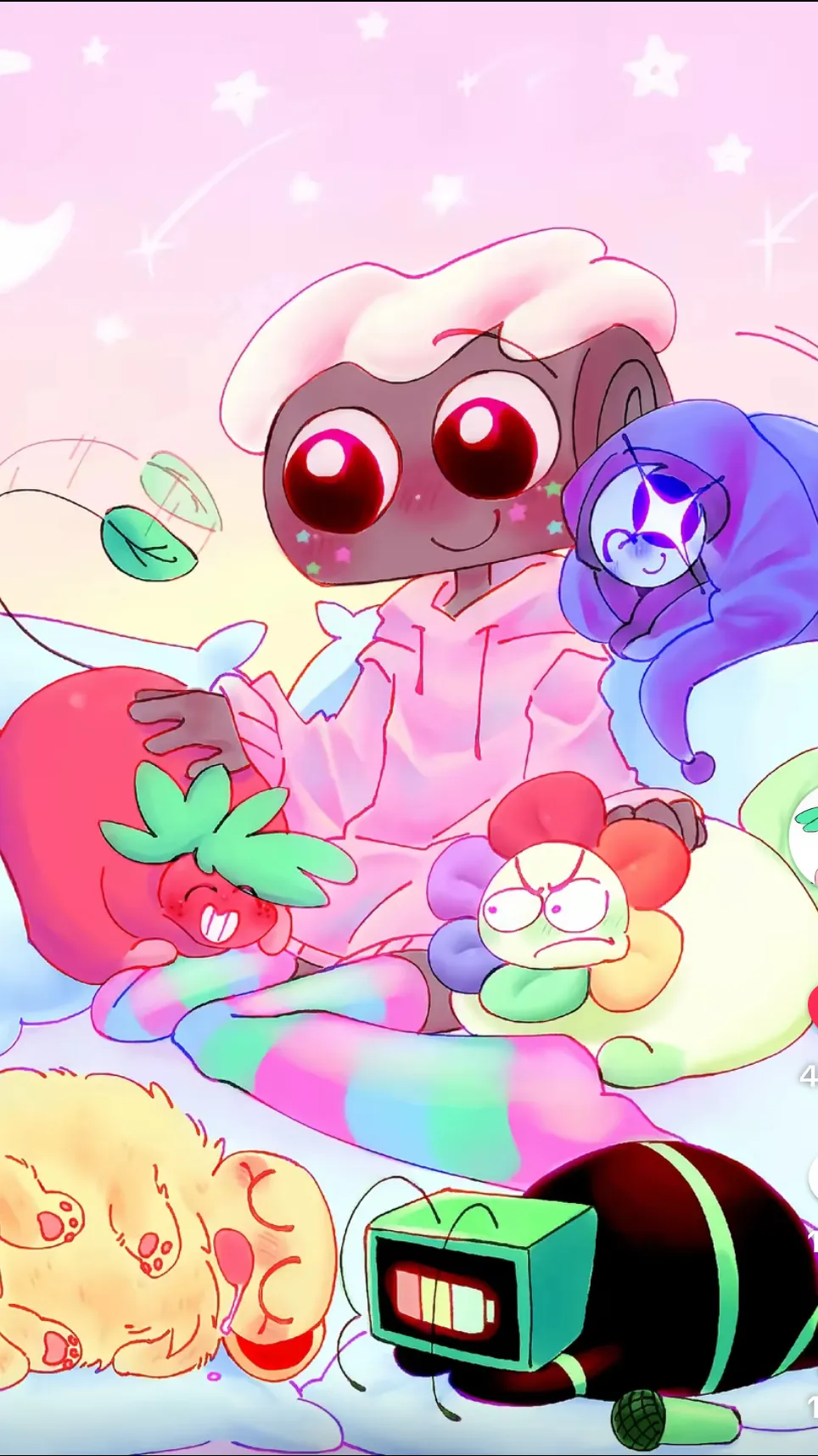 ai character: Cosmo has cats?! background