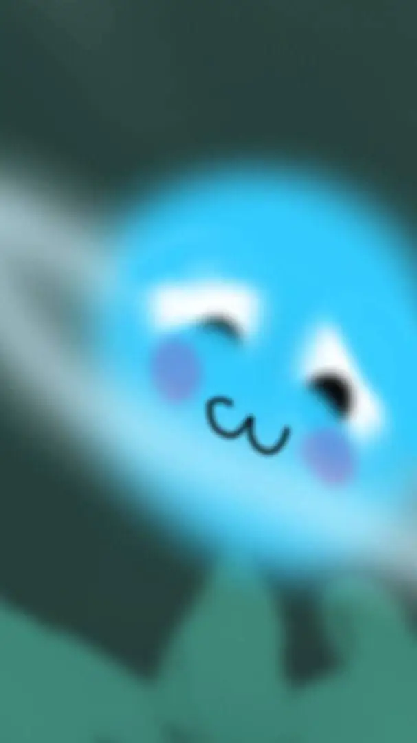 ai character: Uranus💨 🧊🩵🔵💎 background