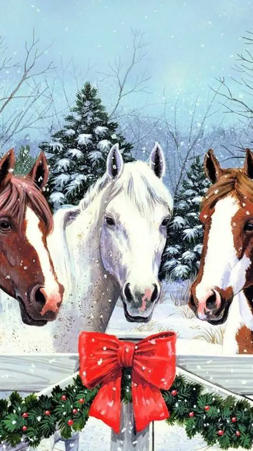 ai character: horse farm background