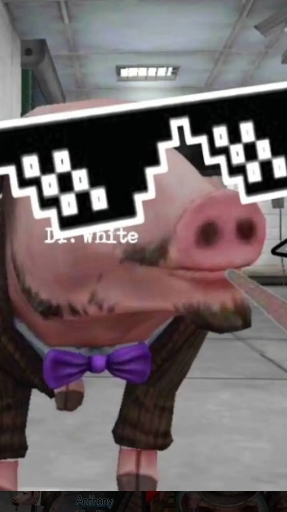 ai character: dr white background