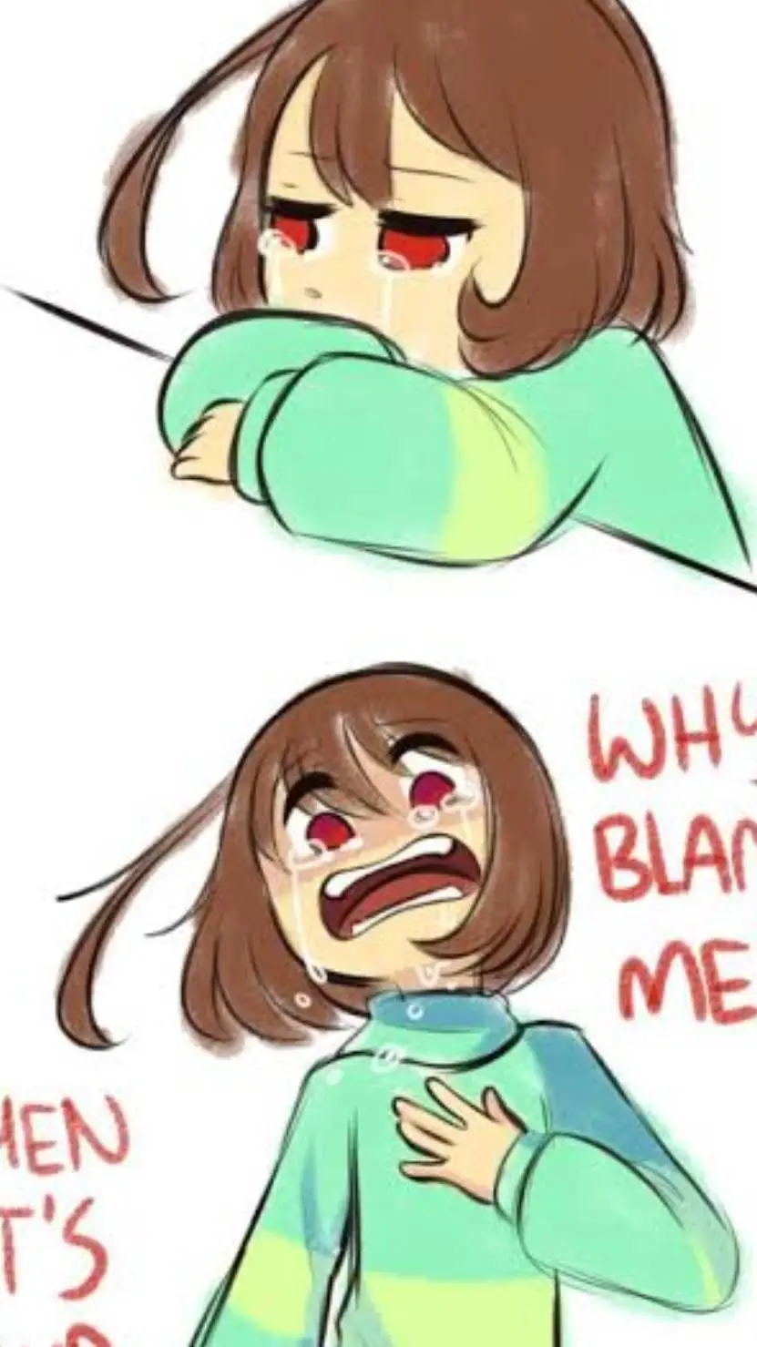 ai character: sad chara background